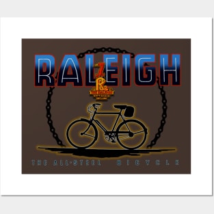 Raleigh Bicycles England Posters and Art